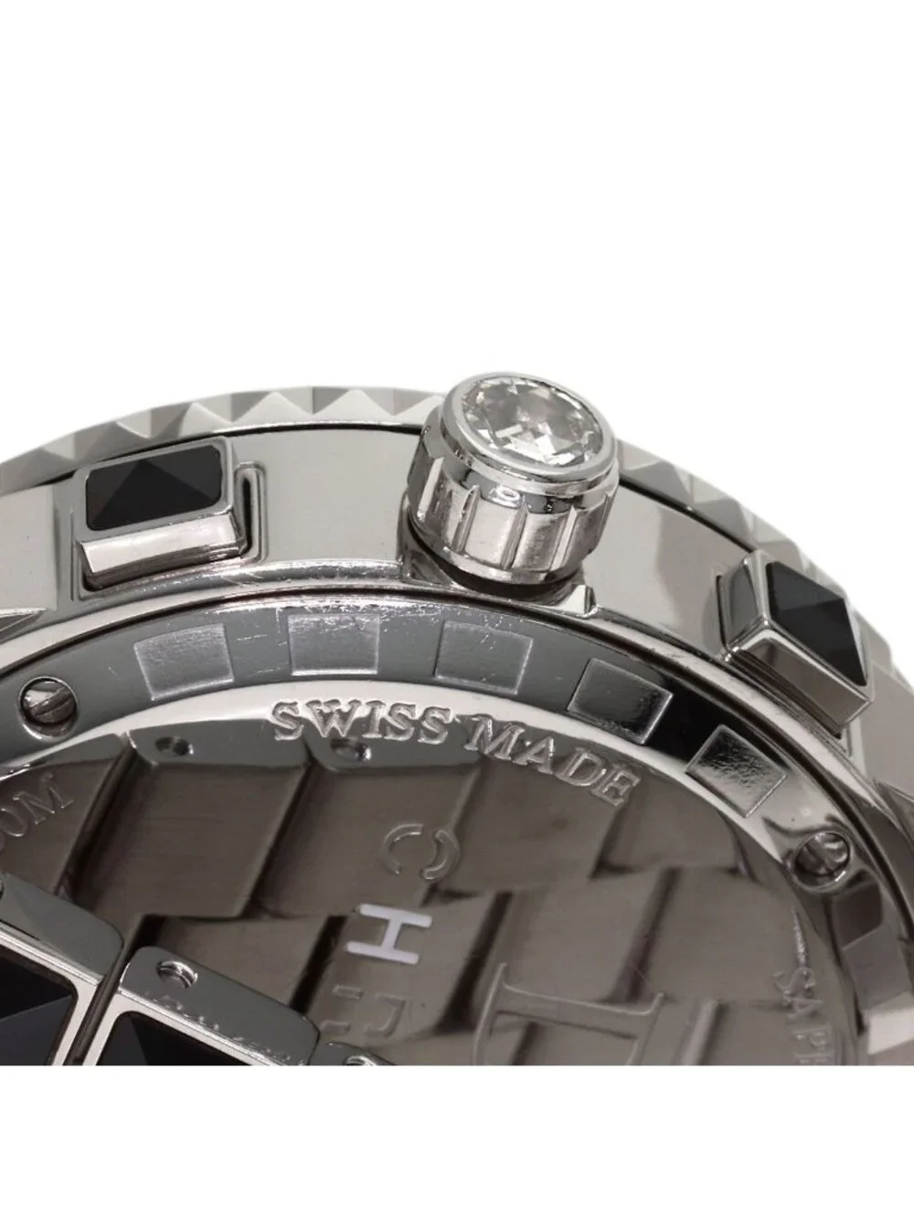 Dior Crystal Chronograph Diamond Watch SS